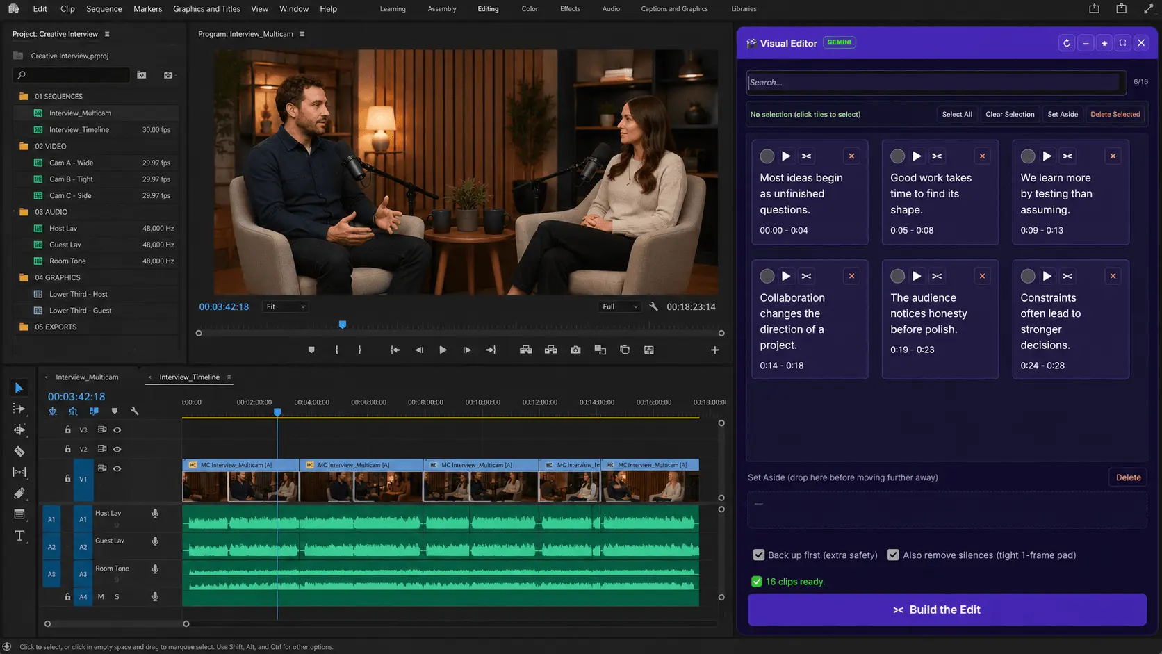MuroCut AI Visual Editor